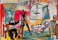 The Artist and His Model L artiste et son modele V 1963 cubist Pablo Picasso
